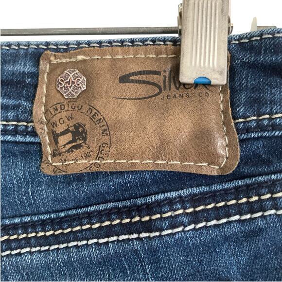 Silver Jeans Co Suki High Super Skinny Mid Wash Tailored Stretchy Jeans Size 26 - Picture 12 of 15